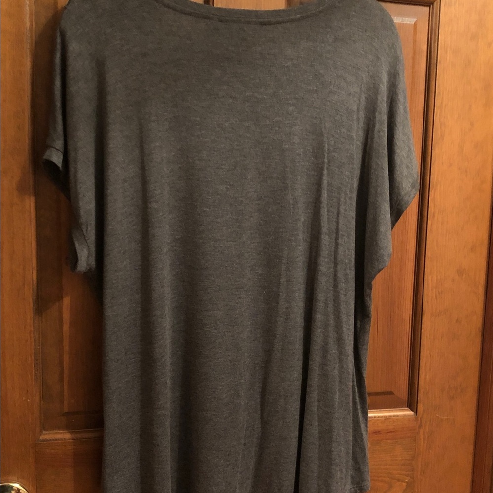 Apt. 9 Charcoal Short-Sleeve Tee with Glittery Print - Picture 6 of 12